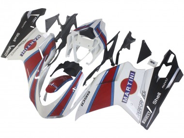 Carenados Moto Ducati 1098 2007-2014 - Blanco Rojo Azul Negro Brillante Martini