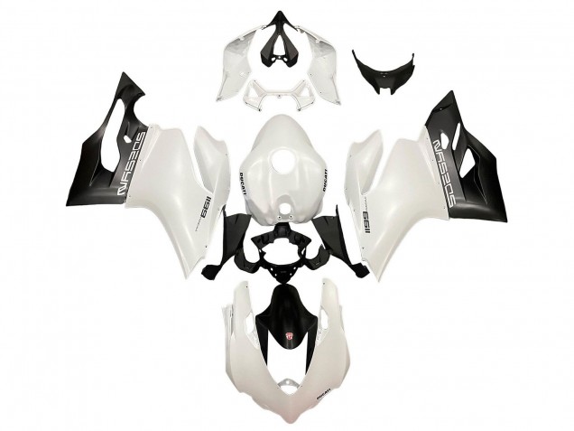 Carenados Moto Ducati Panigale 899/1199 2011-2014 - Blanco Negro