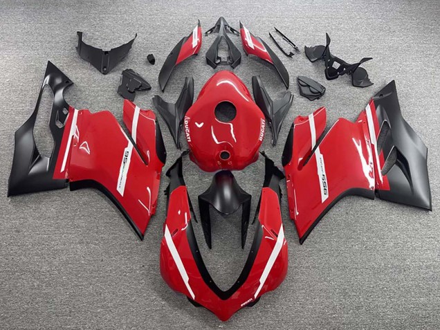 Carenados Moto Ducati 959 2015-2020 - Rojo Negro Mate