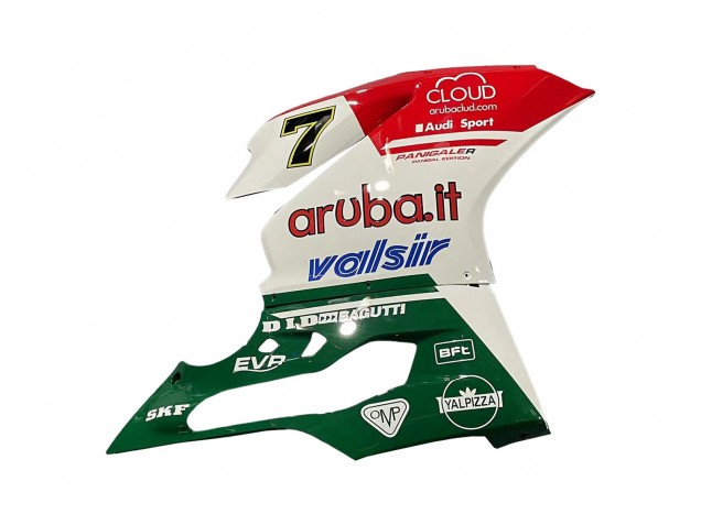 Carenados Moto Ducati 959/1299 2015-2020 - Blanco Rojo Verde Valsir Fiamm 7