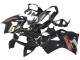 Carenados Moto Honda VFR 800 1998-2001 - Negro Brillante Rojo Calcomanía