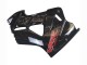 Carenados Moto Honda VFR 800 1998-2001 - Negro Brillante Rojo Calcomanía