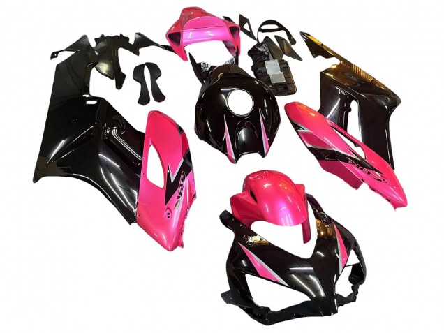 Carenados Moto Honda CBR1000RR 2004-2005 - Rosa Negro Brillante