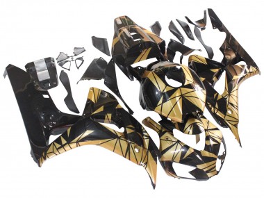 Carenados Moto Honda CBR1000RR 2006-2007 - Oro Negro Brillante