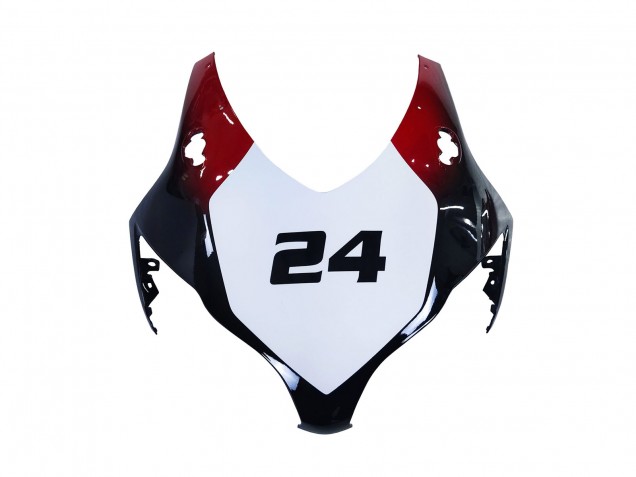 Carenados Moto Honda CBR1000RR 2008-2011 - Blanco Rojo Negro Brillante Carrera 24