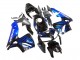 Carenado Moto Honda CBR600RR 2005-2006 - Negro Brillante Azul Llama
