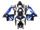 Carenado Moto Honda CBR600RR 2005-2006 - Negro Brillante Azul Llama