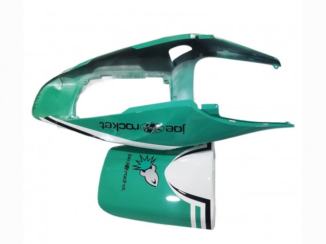 Carenados Moto Honda CBR600RR 2005-2006 - Verde Claro Blanco Negro Brillante Joe Rocket