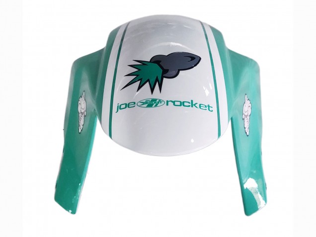 Carenados Moto Honda CBR600RR 2005-2006 - Verde Claro Blanco Negro Brillante Joe Rocket