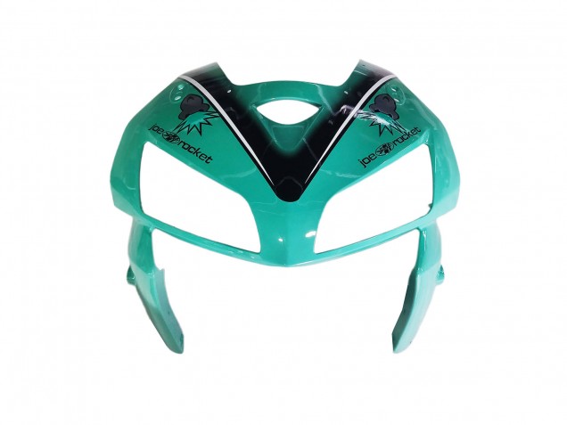 Carenados Moto Honda CBR600RR 2005-2006 - Verde Claro Blanco Negro Brillante Joe Rocket