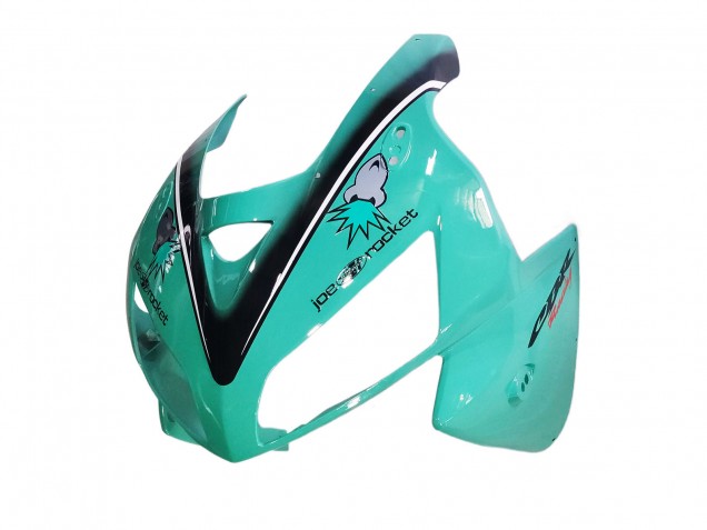 Carenados Moto Honda CBR600RR 2005-2006 - Verde Claro Blanco Negro Brillante Joe Rocket