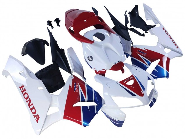 Carenado Moto Honda CBR600RR 2005-2006 - Blanco Rojo Azul HRC