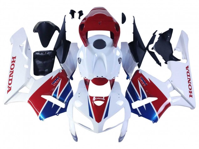 Carenado Moto Honda CBR600RR 2005-2006 - Blanco Rojo Azul HRC