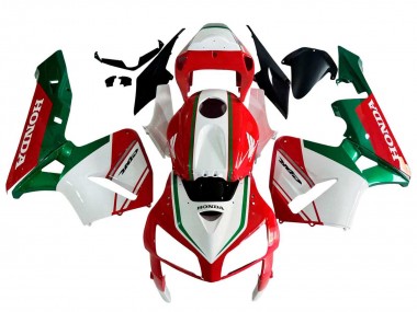 Carenados Moto Honda CBR600RR 2005-2006 - Rojo Blanco Verde