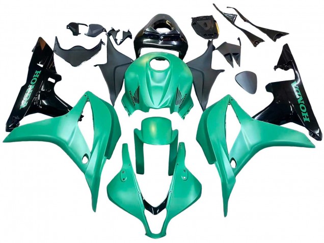 Carenado Moto Honda CBR600RR 2007-2008 - Verde Negro Brillante