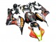Carenados Moto Honda CBR600RR 2007-2008 - Negro Mate Naranja Rojo Rossi Repsol 46