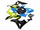 Carenados Moto Honda CBR600RR 2007-2008 - Azul Amarillo Negro Brillante
