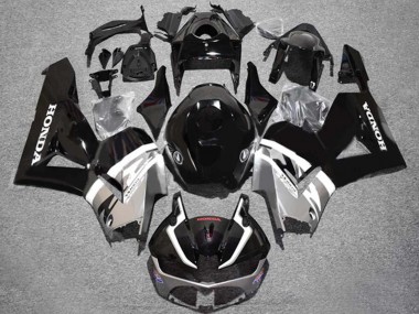 Carenados Moto Honda CBR600RR 2013-2026 - Plata Negro Brillante