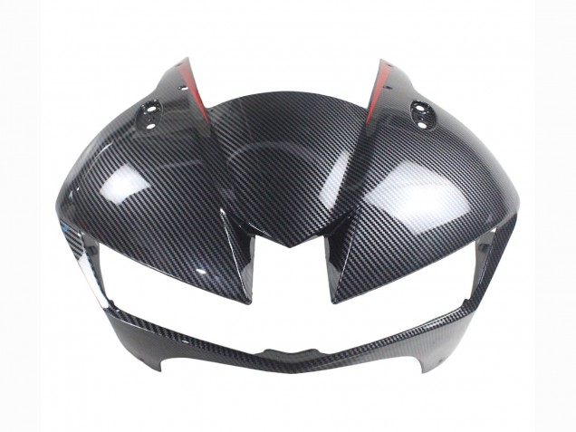 Carenados Moto Honda CBR600RR 2013-2023 - Negro FibraCarbono Rojo