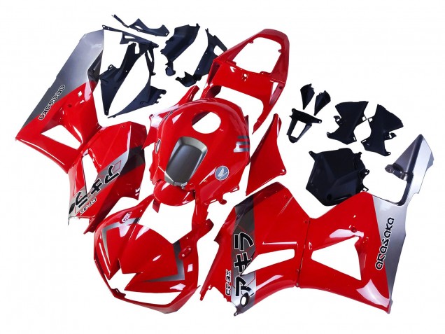 Carenados Moto Honda CBR600RR 2013-2026 - Plata Rojo