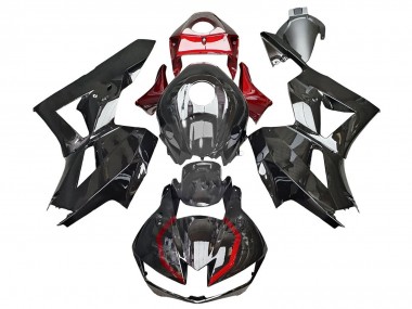 Carenados Moto Honda CBR600RR 2013-2026 - Negro Brillante Rojo