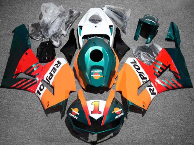 Carenados Moto Honda CBR600RR 2013-2026 - Naranja Blanco Rojo Negro Brillante Verde Oscuro Repsol 1