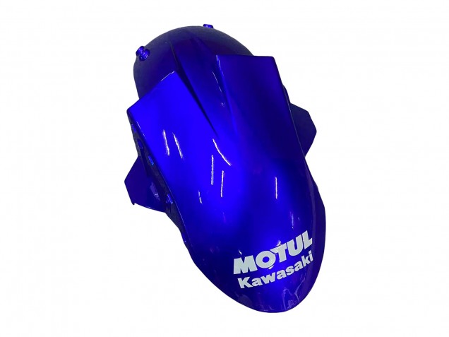 Carenados Moto Kawasaki ZX10R 2004-2005 - Azul Brillante Blanco Fiat Motul