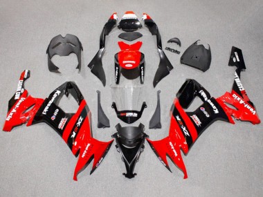 Carenados Moto Kawasaki ZX10R 2008-2010 - Rojo Negro Kick Elf