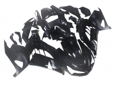 Carenado Moto Kawasaki ZX14R ZZR1400 2012-2024 - Negro Brillante Negro Mate Blanco Ninja