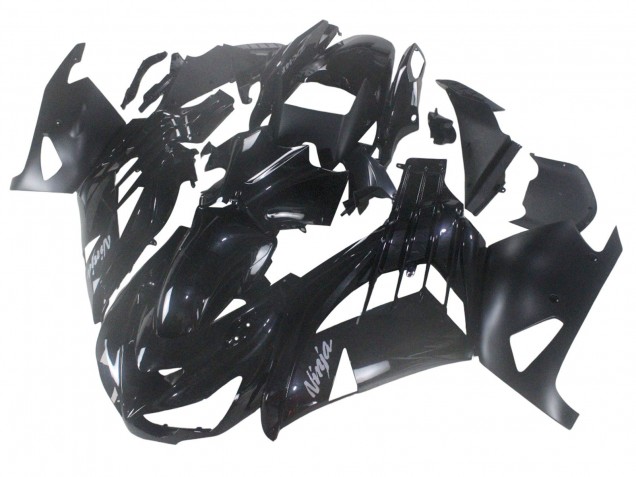 Carenado Moto Kawasaki ZX14R ZZR1400 2012-2024 - Negro Brillante Negro Mate Blanco Ninja
