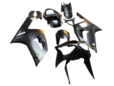Carenados Moto Kawasaki ZX6R 2003-2004 - Negro Mate Oro 636