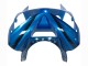 Carenados Moto Kawasaki ZX6R 2003-2004 - Azul Blanco Rojo Tiburón