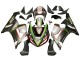 Carenados Moto Kawasaki ZX6R 2005-2006 - Negro Plata Verde Rojo K-26