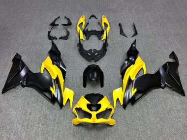 Carenados Moto Kawasaki ZX6R 2019-2022 - Amarillo Negro Mate