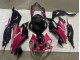 Carenados Moto Kawasaki ZX6R 2019-2022 - Negro Brillante Rosa Ninja