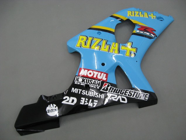 Carenados Moto Suzuki GSXR1000 2000-2002 - Azul Claro Amarillo Negro Motul Rizla