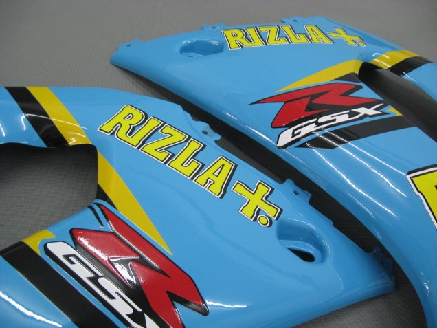 Carenados Moto Suzuki GSXR1000 2000-2002 - Azul Claro Amarillo Negro Motul Rizla