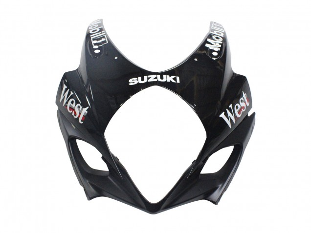 Carenados Moto Suzuki GSXR 1000 2007-2008 - Negro Brillante Blanco West
