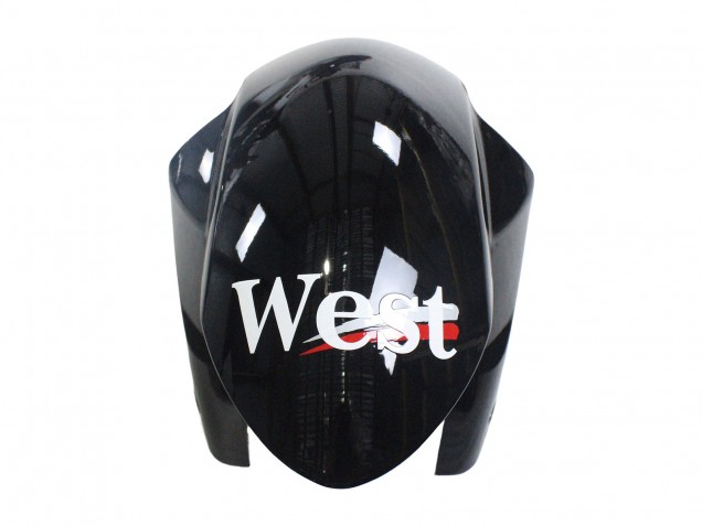 Carenados Moto Suzuki GSXR 1000 2007-2008 - Negro Brillante Blanco West