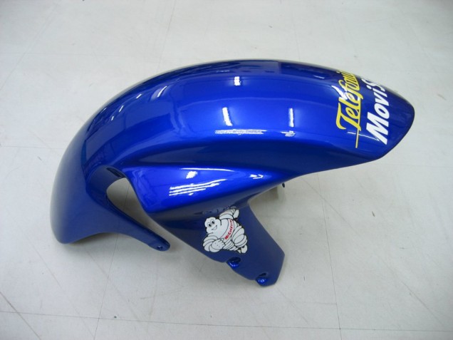 Carenados Moto Suzuki GSXR 600 / GSXR 750 2004-2005 - Azul Blanco Amarillo Verde Telefonica Motul MoviStar