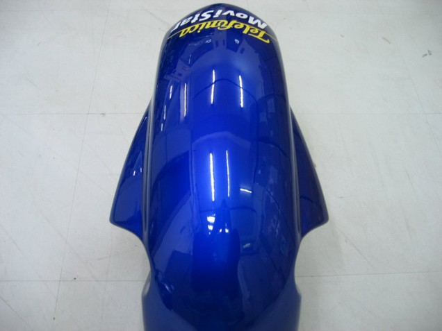 Carenados Moto Suzuki GSXR 600 / GSXR 750 2004-2005 - Azul Blanco Amarillo Verde Telefonica Motul MoviStar