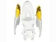 Carenados Moto Suzuki GSXR 600 / GSXR 750 2006-2007 - Blanco Rojo Amarillo Motul