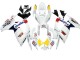 Carenados Moto Suzuki GSXR 600 / GSXR 750 2006-2007 - Blanco Rojo Amarillo Motul