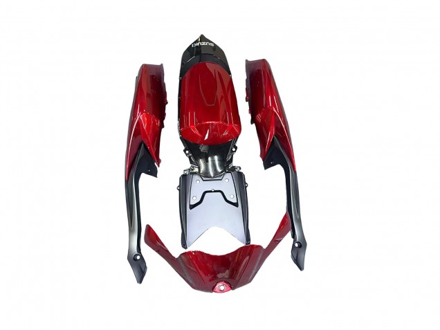 Carenados Moto Suzuki GSXR 600 / GSXR 750 2008-2010 - Rojo Negro Brillante