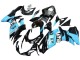 Carenados Moto Suzuki GSXR 600 / GSXR 750 2011-2024 - Negro Brillante Azul Claro