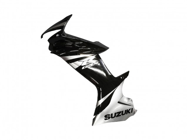 Carenado Moto Suzuki GSXR 600 / GSXR 750 2011-2024 - Negro Brillante Plata