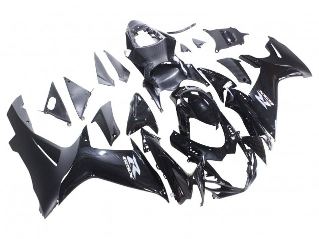 Carenados Moto Suzuki GSXR 600 / GSXR 750 2011-2024 - Negro Brillante Negro Mate Blanco Calcomanía