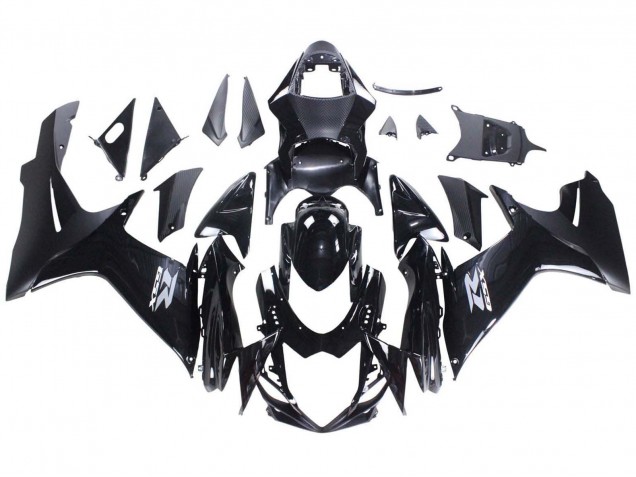 Carenados Moto Suzuki GSXR 600 / GSXR 750 2011-2024 - Negro Brillante Negro Mate Blanco Calcomanía