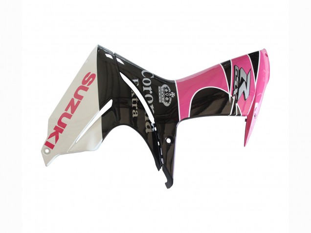 Carenados Moto Suzuki GSXR 600 / GSXR 750 2011-2024 - Blanco Rosa Negro Corona
