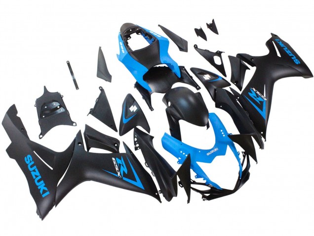 Carenado Moto Suzuki GSXR 600 / GSXR 750 2011-2024 - Azul Negro Mate
